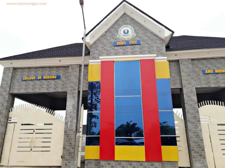 Ebonyi College of Nursing Supplementary Admission Form 2025