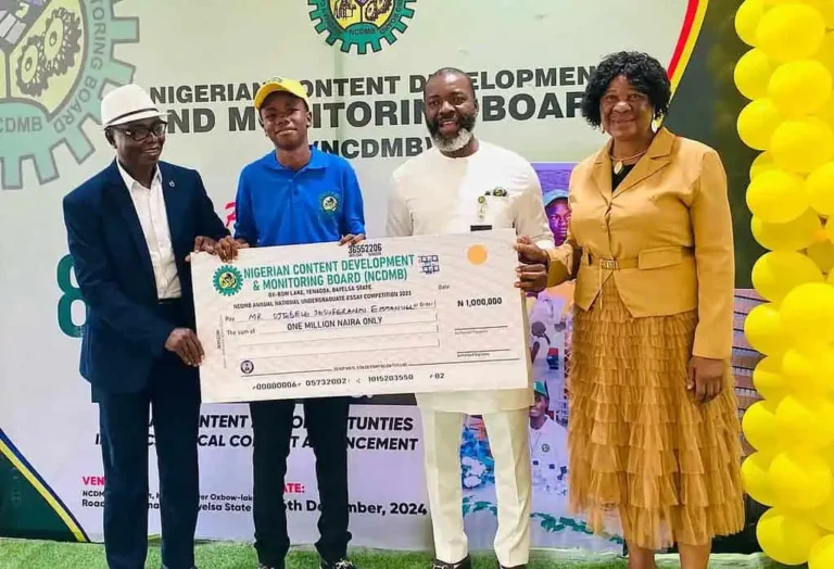 FUTA Student Wins NCDMB National Essay Competition