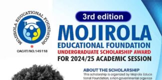 Mojirola Educational Foundation Scholarship 2025