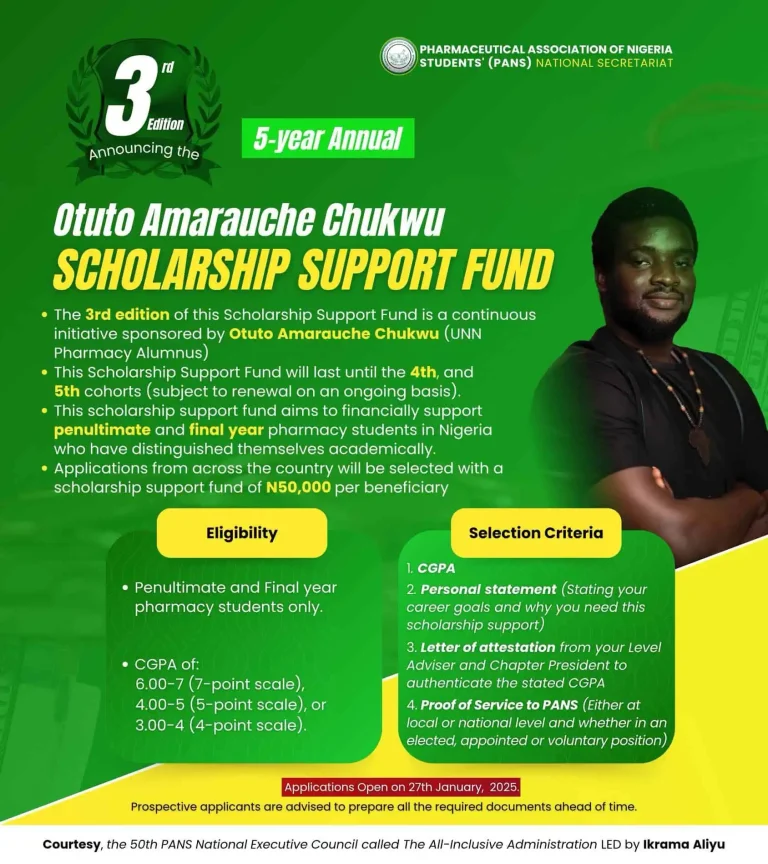 Otuto Amarauche Chukwu Scholarship Support Fund 2025