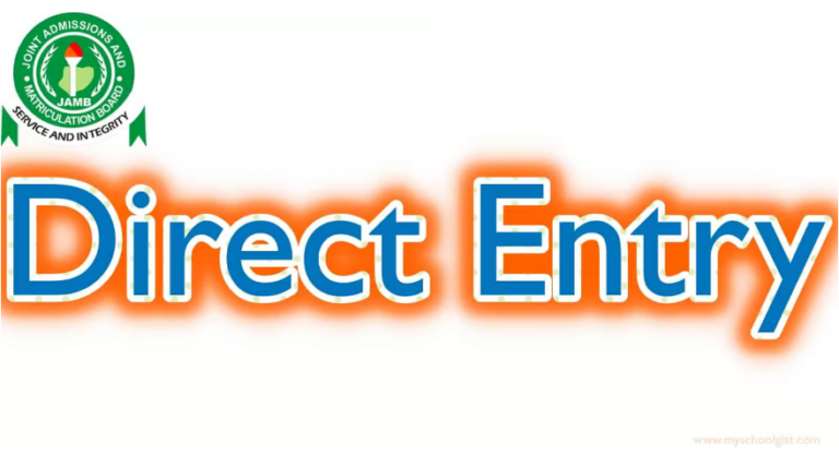 2025 JAMB Direct Entry Registration Instructions & Guidelines