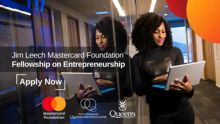Jim Leech Mastercard Foundation Fellowship for Young Entrepreneurs