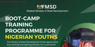 Ministry of Steel Development Boot-Camp Training Programme for Nigerian Youths – Free Expert Training