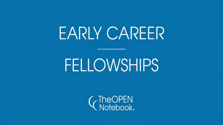 Open Notebook Early-Career Fellowship Apply Now and Earn $6,600