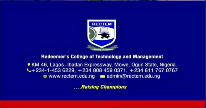 RECTEM Post UTME Form for ND Full-Time Admission